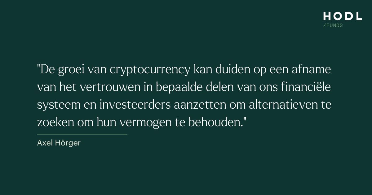 Axel Hörger Interview Digital Assets Quote