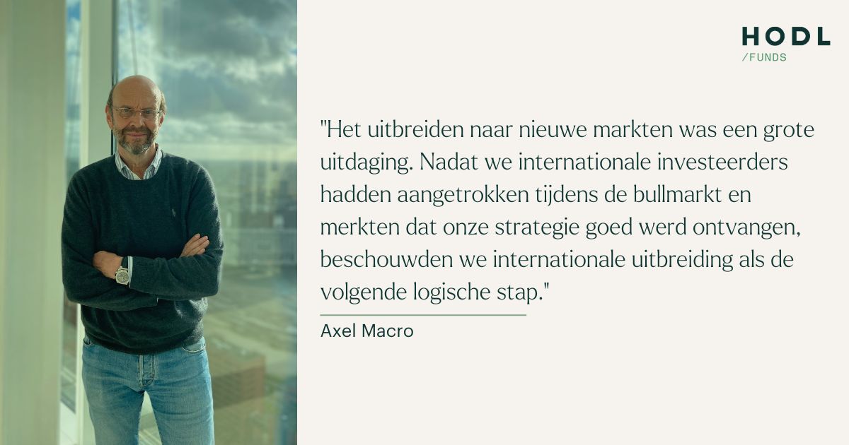 Quote van Axel Macro, CLO Hodl Group