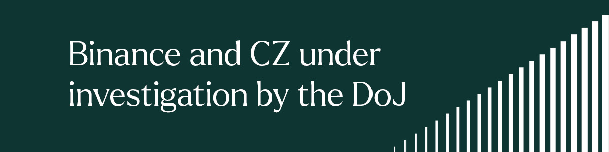 Binance being investigated by the Department of Justice