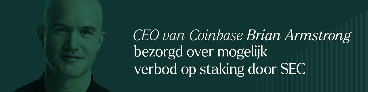 Brian Armstrong bezorg over verbod staking