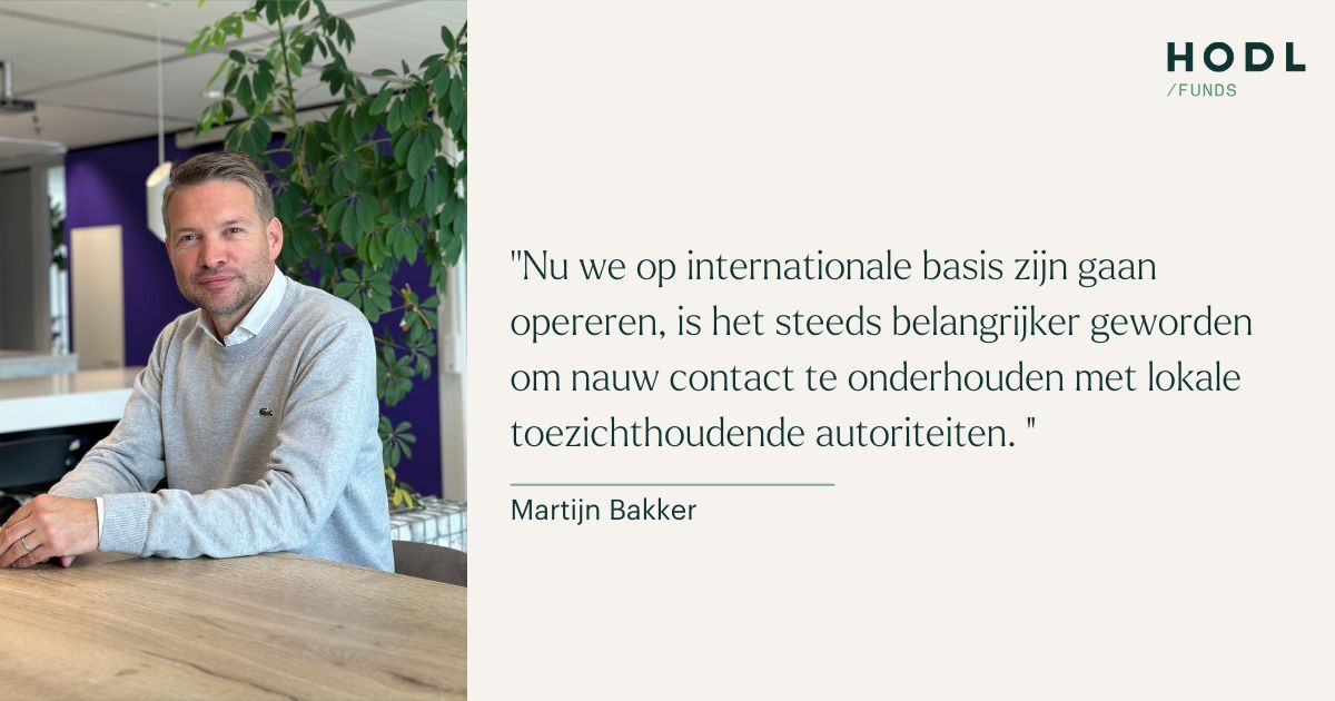 Quote van Martijn Bakker, CFO Hodl Group