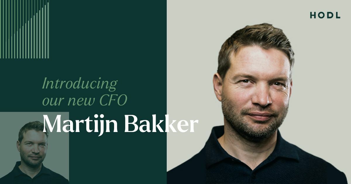 Introducing our new CFO, Martijn Bakker