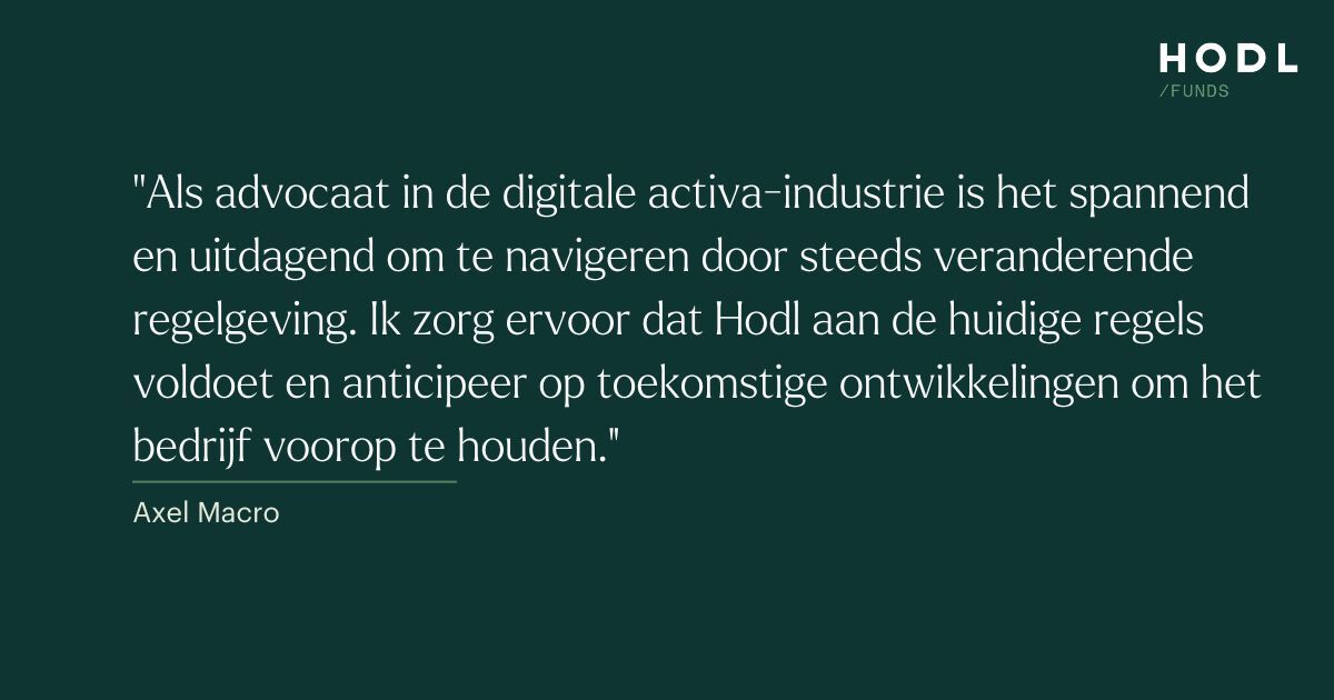 Quote Axel Macro, CLO Hodl Group