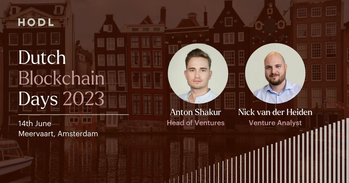 Hodl spreekt en is sponsor bij de Dutch Blockchain Days