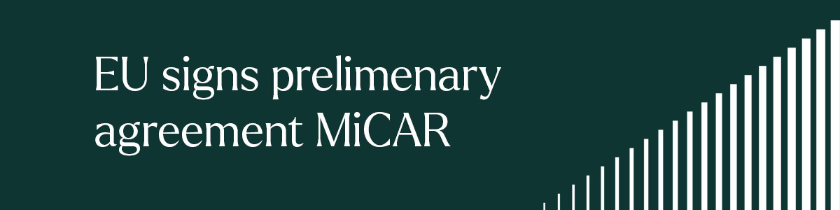 European parliament signs agreement MiCAR