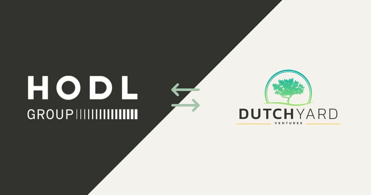 Hodl Group geniet strategische investering van Dutchyard