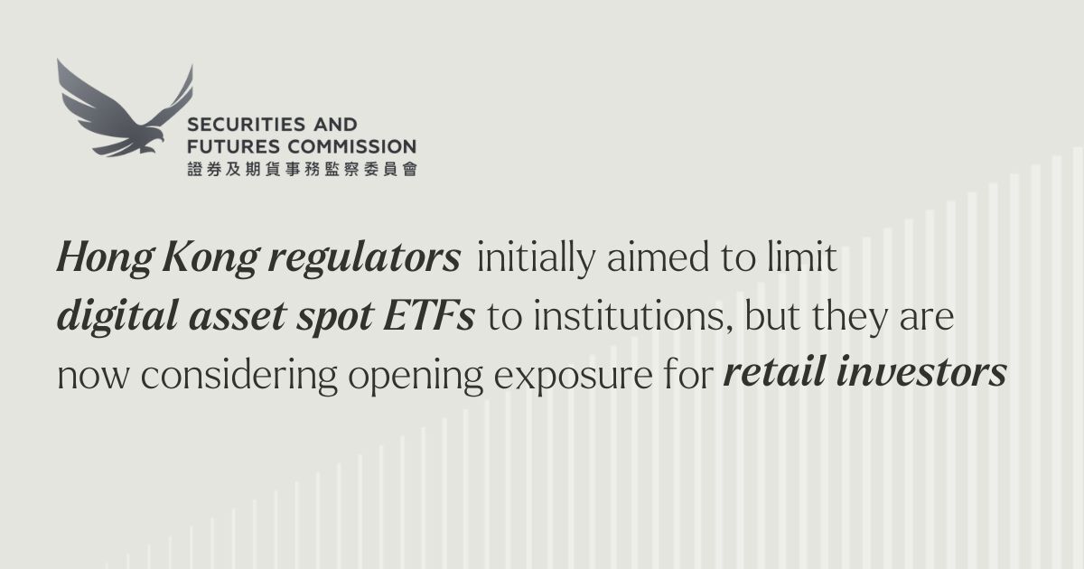 Hong Kong regulators considering digital exposure for retail investors