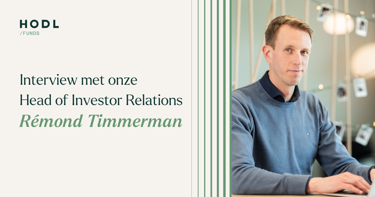 Interview met onze Head of Investor Relations, Rémond Timmerman