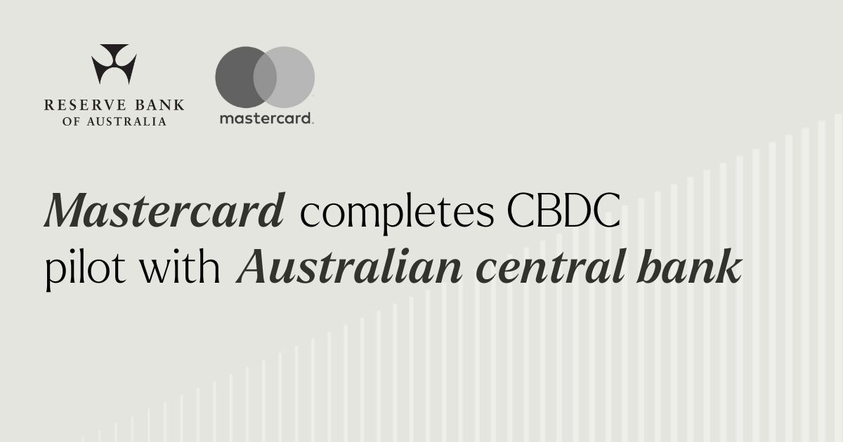 Mastercard completes pilot with Australian central bank