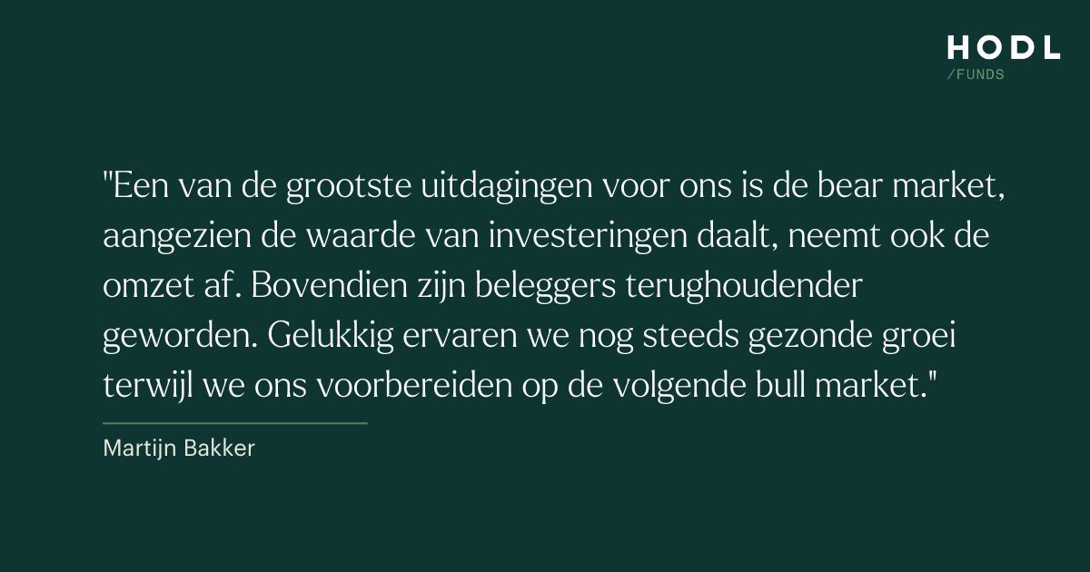 Quote van Martijn Bakker, CFO Hodl Group