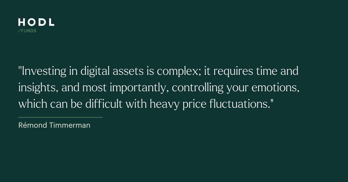 Quote Remond Timmerman about investing in digital assets