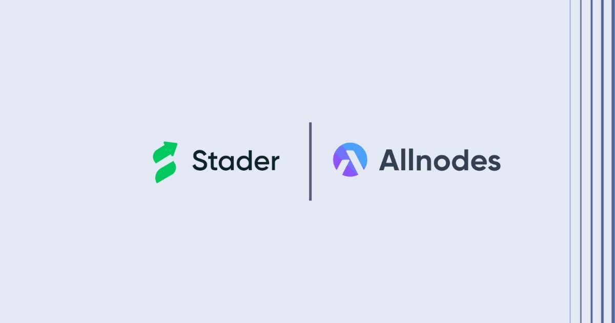 Stader enters partnership with Allnodes