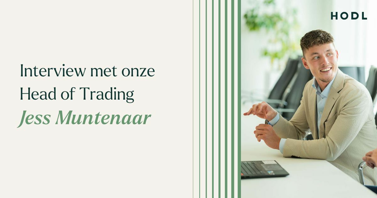 Interview met onze Head of Trading, Jess Muntenaar